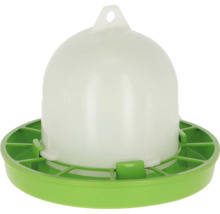 Abreuvoir pour volaille en plastique avec dôme pour l alimentation en eau automatique des poules et autres volailles.