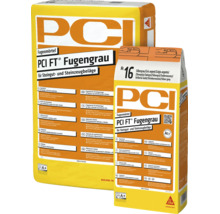 Mortier de jointoiement PCI FT Fugengrau pour carrelages en faïence et grès, sac de 5 kilogrammes.