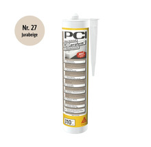 Cartouche de mastic silicone PCI Carraferm pour pierres naturelles en Jurabeige 310 millilitres