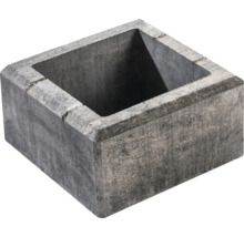 Bloc de plantation carré en béton pour mur de jardin ou bordure