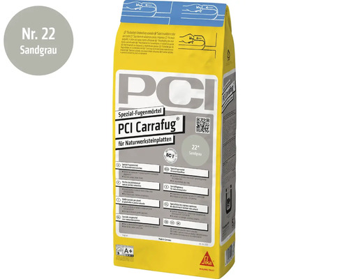 Mortier de jointoiement spécial PCI Carrafug pour dalles en pierre naturelle 5 kilogrammes