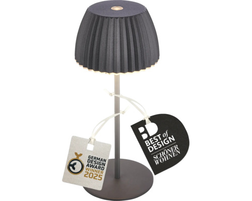 Lampe de table moderne avec abat-jour plissé et prix de design