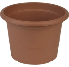 Pot de fleurs rond en plastique pour intérieur et extérieur