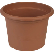 Pot de fleurs rond en plastique pour intérieur et extérieur