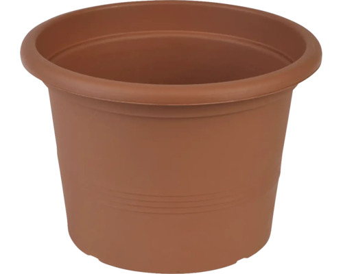Pot de fleurs rond en plastique pour usage interieur et exterieur