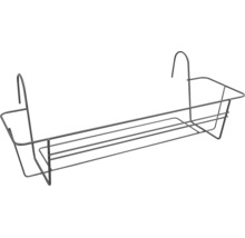 Support de jardinière en métal pour fixation sur rambarde de balcon