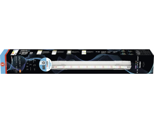 Aquael Leddy Slim BT 32 Watt Aquarium LED Beleuchtung mit App Steuerung in der Produktverpackung