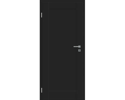 Moderne Innentür mit glatter Oberfläche und integriertem Metall Türdrücker in einer zeitlosen Ausführung.