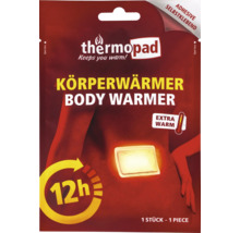 Chaufferette corporelle autocollante Thermopad pour 12 heures de chaleur, paquet de 1 pièce