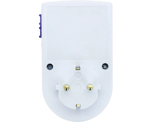 Minuteur mécanique pour prise électrique avec fiche de terre pour usage intérieur
