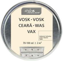 Cire pour meubles Style Color incolore pour surfaces en bois, 70 à 100 millilitres pour environ 2 mètres carrés.