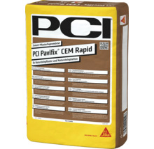 Sac de mortier de jointoiement à base de ciment PCI Pavifix CEM Rapid pour pavés et dalles en pierre naturelle