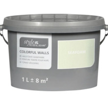 StyleColor Colorful Walls Wandfarbe im Eimer 1 Liter in der Farbnuance Seafoam für Innenwände