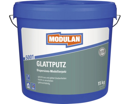 Enduit de lissage Modulan 5001 enduit de modelage en dispersion 15 kg en seau