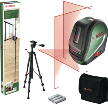 Bosch UniversalLevel 3 Maxi Set Kreuzlinienlaser mit Stativ und Zubehör