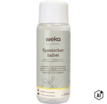 Concentré pour sauna et bain de vapeur Weka Sauge espagnole en flacon de 250 millilitres (Image AI modified or generated)