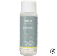 Weka Wellnesswelt concentré d'infusion citron glacé pour sauna et bain de vapeur, flacon de 250 millilitres. (Image AI modified or generated)