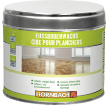Dose Hornbach Fussbodenwachs für seidigen Glanz und Schutz von Holzböden im Innenbereich