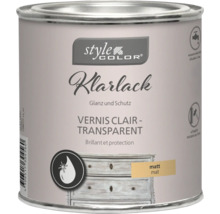 Style Color vernis clair mat en pot pour la protection et la brillance des surfaces