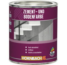 Dose Zement und Bodenfarbe fuer abriebfeste und trittfeste Bodenanstriche von Hornbach