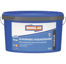 Peinture de façade résine silicone Modulan Premium seau de 12,5 litres pour protection de façade respirante et stabilité de teinte