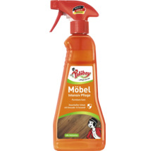 Poliboy Möbel Intensiv Pflege Sprühflasche zur intensiven Möbelpflege und zum Schutz von Holzoberflächen mit Avocado- und Sesamöl.