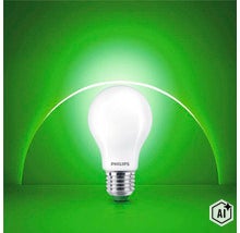 Ampoule LED Philips avec culot E27 et finition mate (Image AI modified or generated)