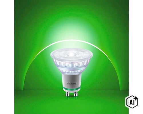 Philips LED Reflektor Lampe mit GU10 Sockel (Image AI modified or generated)