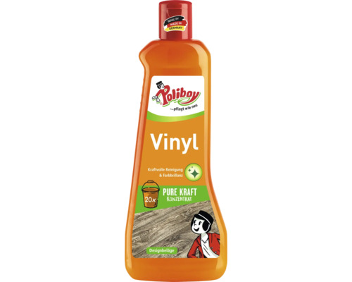 Concentré de nettoyage pour vinyle Poliboy pour revêtements design pour un nettoyage puissant et un ravivage des couleurs