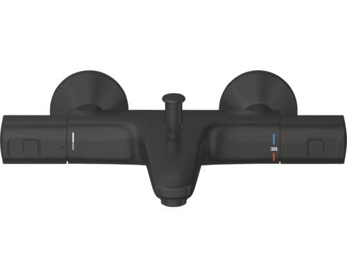 Mitigeur thermostatique de baignoire pour montage mural avec inverseur intégré