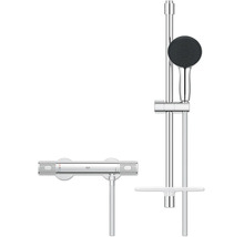 Grohe Brauseset mit Thermostatarmatur, Duschstange und Handbrause