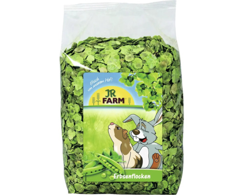 Flocons de pois JR Farm pour petits animaux dans emballage plastique
