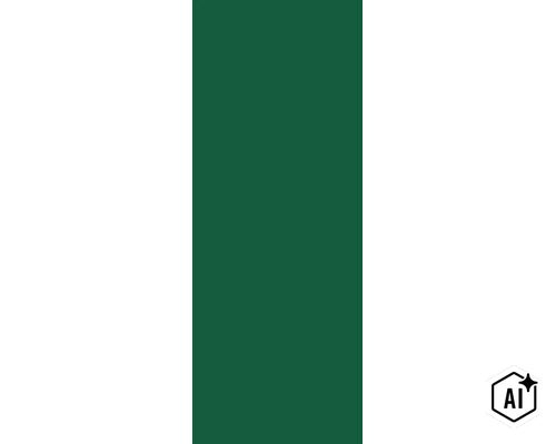 Un champ de couleur unie vert foncé comme échantillon de peinture murale. (Image AI modified or generated)