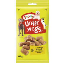 Frolic Unterwegs Hundesnacks mit Geflügel in der 180 Gramm Packung