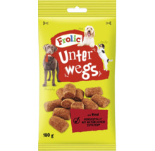 Frolic Unterwegs Rind Hundesnacks 180 Gramm Packung