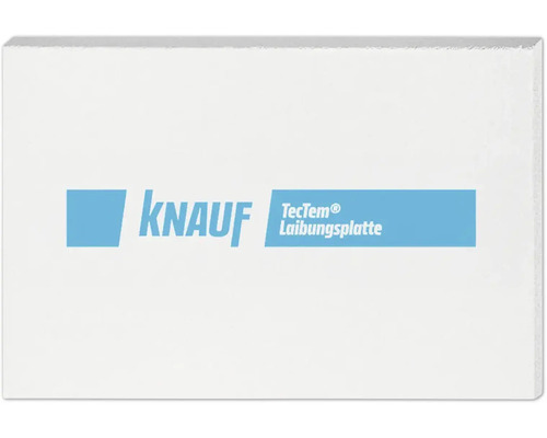 Panneau d'ébrasement Knauf TecTem pour l'isolation thermique intérieure des embrasures de fenêtres.