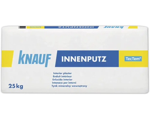 Knauf enduit intérieur TecTem sac de 25 kilogrammes enduit pour murs et plafonds