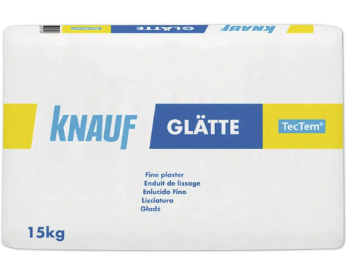 Knauf TecTem Glätte Feinputz Sack mit 15 Kilogramm Gewicht