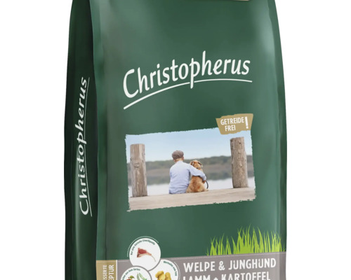 Christopherus Welpen und Junghund Trockenfutter mit Lamm und Kartoffel getreidefrei