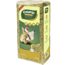 Paille naturelle Chipsi Farmland pour petits animaux, paquet de 10 kilogrammes, litière dépoussiérée pour rongeurs et volailles.