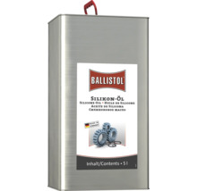 Ballistol Silikonöl in einem 5 Liter Metallkanister für technische Anwendungen und Schmierung.