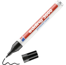 Marqueur permanent Edding 3000 avec pointe ogive pour un marquage durable sur presque toutes les surfaces