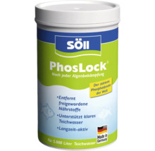 Liant phosphate Söll PhosLock pour eau de bassin en pot pour 5000 litres, élimine les nutriments et assure une eau claire.