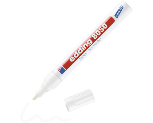 Marqueur pour pneus Edding 8050 avec capuchon amovible