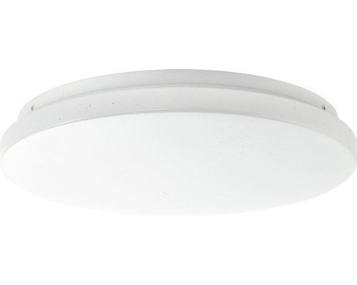 Plafonnier LED 18W 1900 lm 4000 K Ø 29,5 cm Farica blanc + aspect ciel étoilé Plafonnier LED blanc