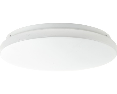 Plafonnier LED 18W 1900 lm 4000 K Ø 31 cm Farica blanc + aspect ciel étoilé