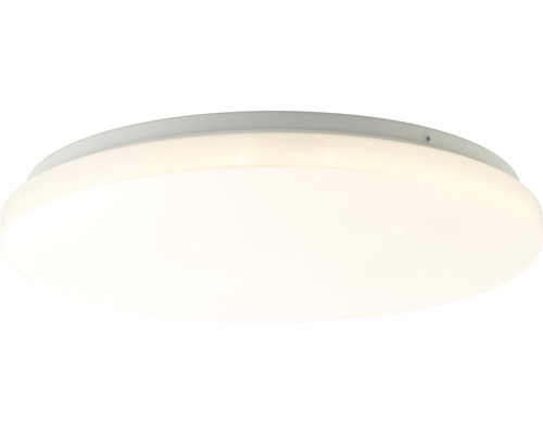 Plafonnier LED avec capteur 18W 1800 lm 3000 K Ø 33 cm Farica Starry blanc + ciel étoilé Plafonnier rond