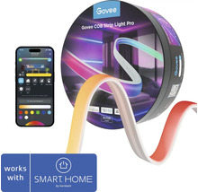 Ruban LED Govee COB Strip Light Pro avec contrôle par application smartphone et intégration maison intelligente