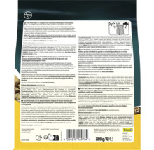 Aliment complet Tetra Pond Flakes pour poissons de bassin en emballage de 800 grammes avec conseils d'alimentation et ingrédients.