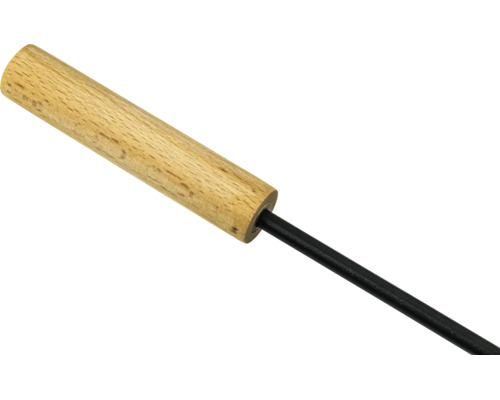 Schürhaken mit Holzgriff für Kamin oder Grill